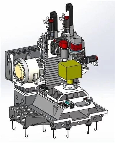 Marco de máquina de giro de molino